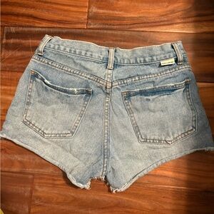 Billabong Distressed Denim Cutoff Shorts Light Wash‎ (0789)